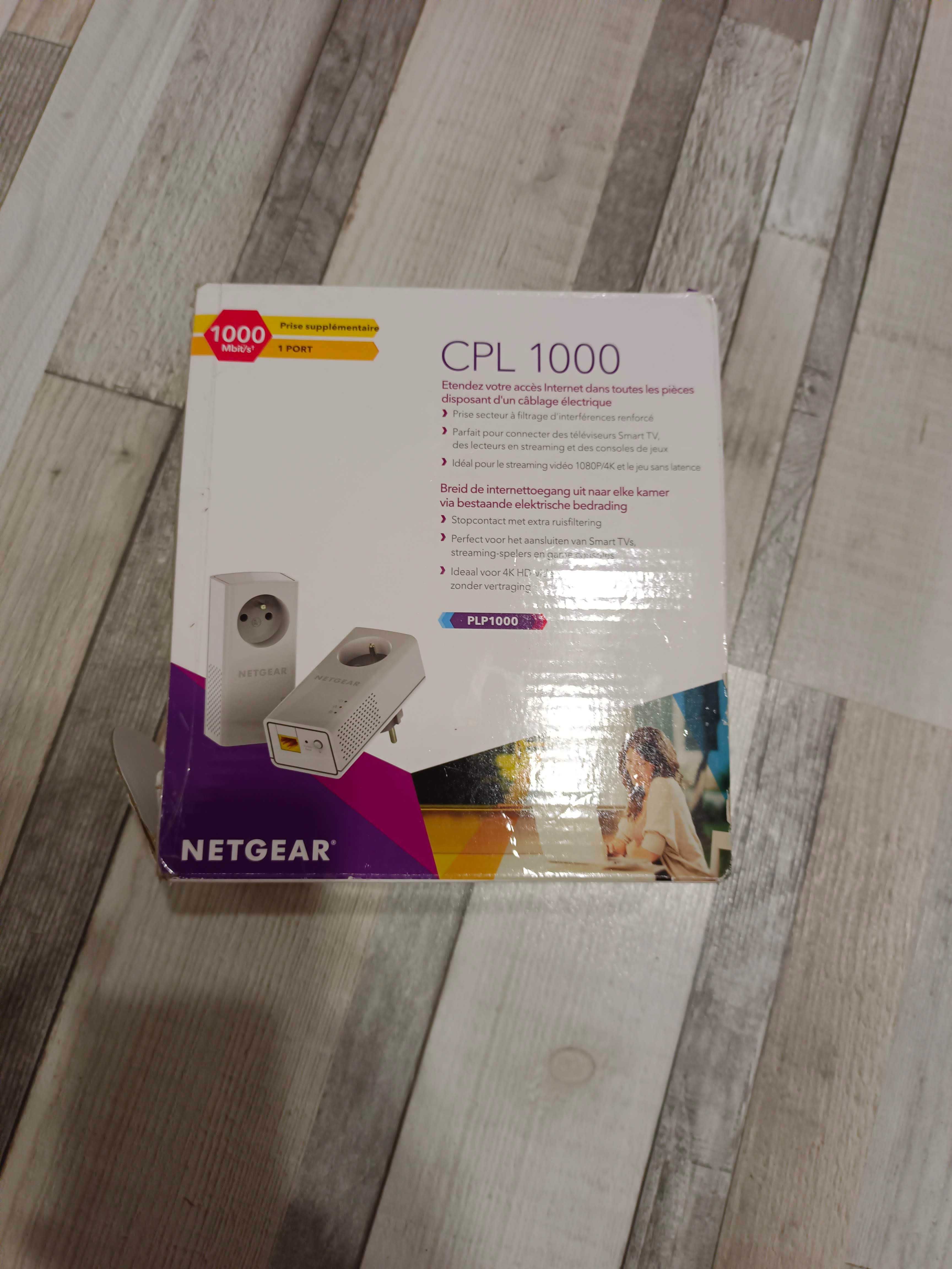 Adaptoare retea NetGear Powerline CPL PLP 1000, 1000 Mbps, Gigabit