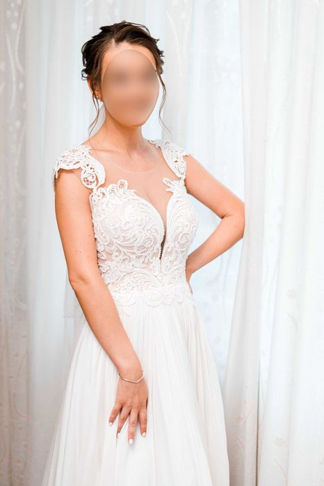 Rochie Mireasa [Magazin: White Lady] [Marime XS] [Bust 85-90]