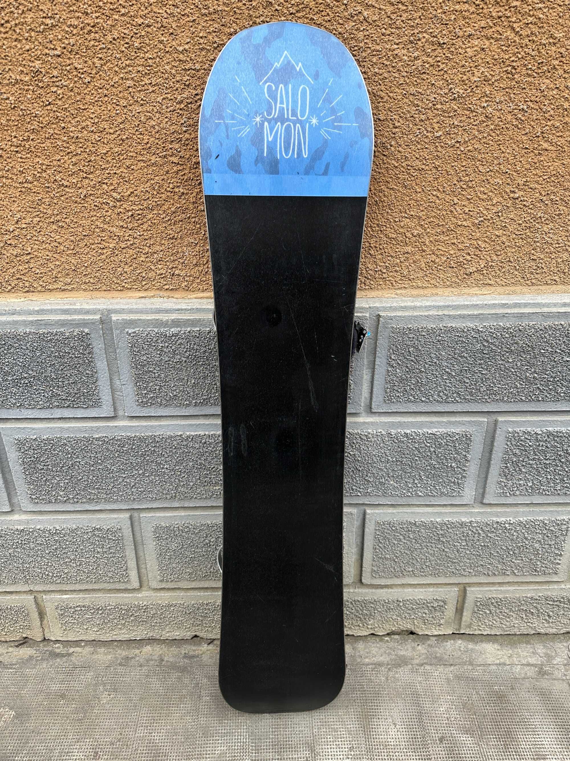 placa snowboard salomon super 8 L151cm