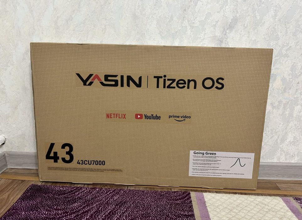 НОВЫЙ Yasin 110 см smart tv телевизор