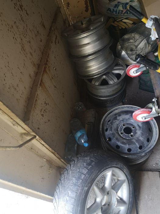 Титановые диски ровные, диаметр 15, разболтовка 4х100, на Ларгус