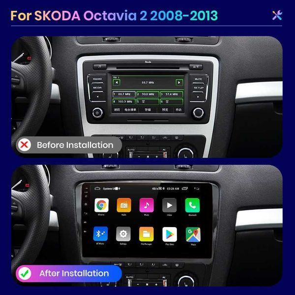 Skoda Octavia  2004-2013 Мултимедия Навигация Android