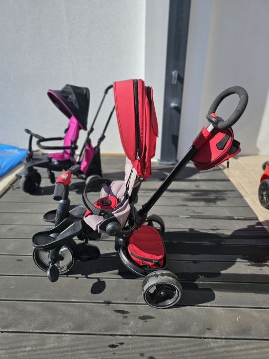 Tricicleta multifunctionala pentru copii Alto, +10 luni, Rosu, Coccoll