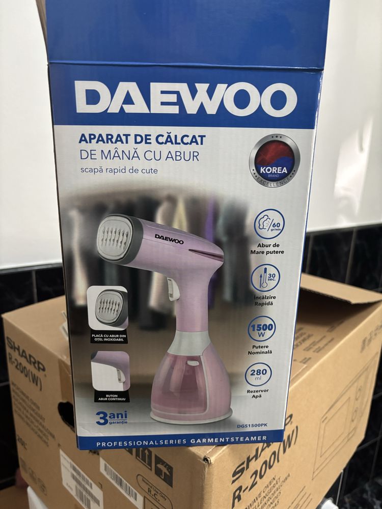 Aparat de calcat de mana cu abur - Daewoo