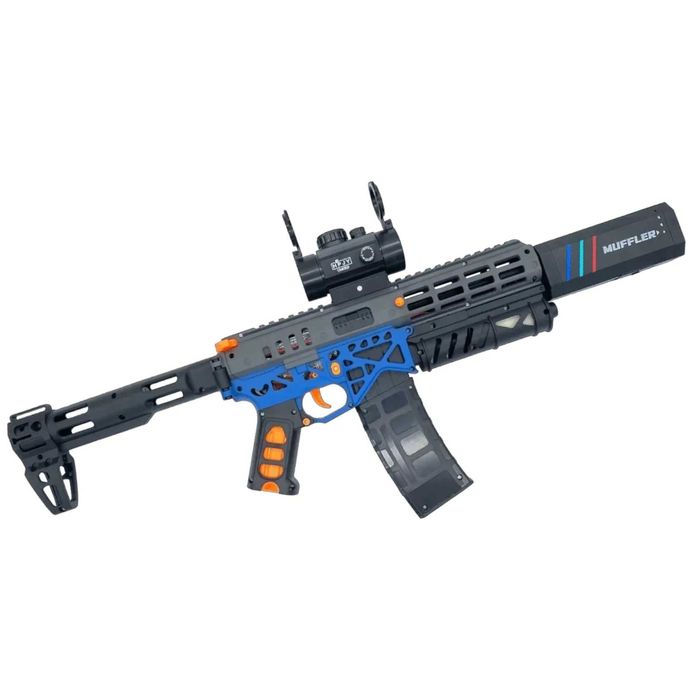 Гел бластер МК6, Автоматична и ръчна стрелба, Син и Червен