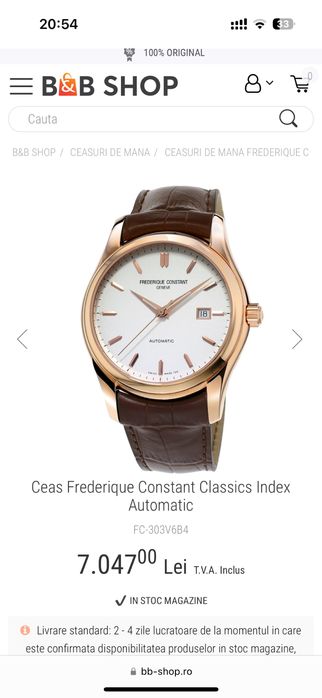 Frederique Constant Classics Index Automatic