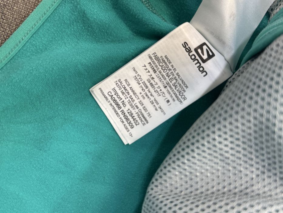 Bluza Running Salomon Mint Green Marime M Dama•Originala•Skin Warm