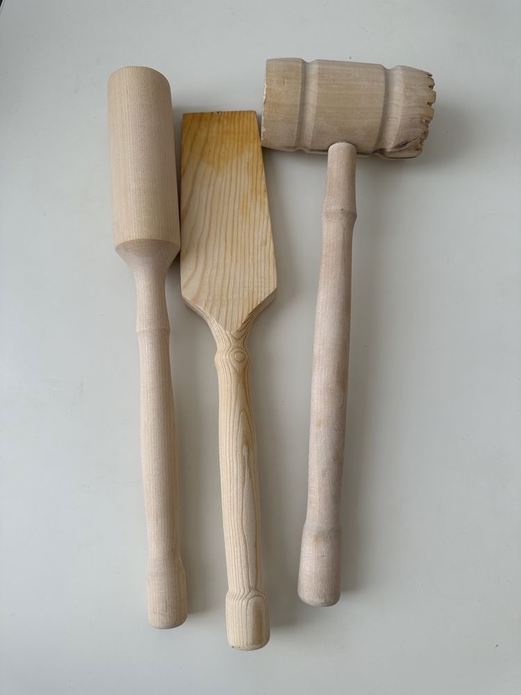 Деревянная лопатка, молоток для мяса