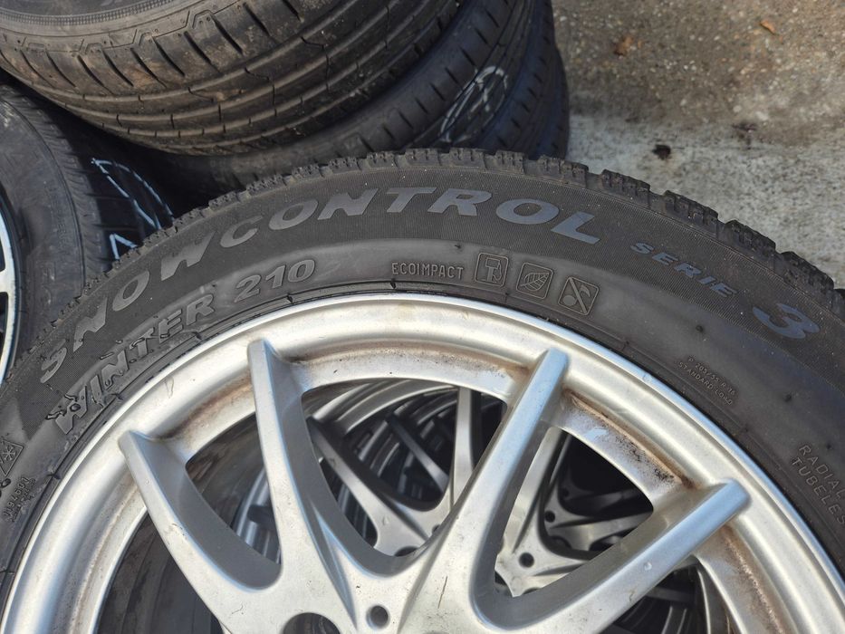 Roti Jante + Anvelope IARNA 205/55/16 OE Mercedes A Class B Class