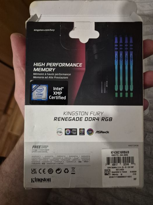 Оперативная память DDR4 8GB 3600