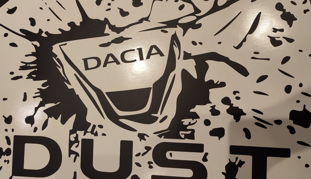 Set stickere autocolant Dacia Duster logo