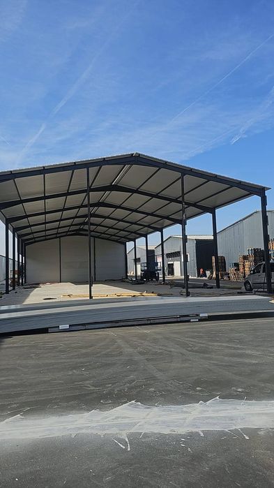 Vand hale pe structura metalica