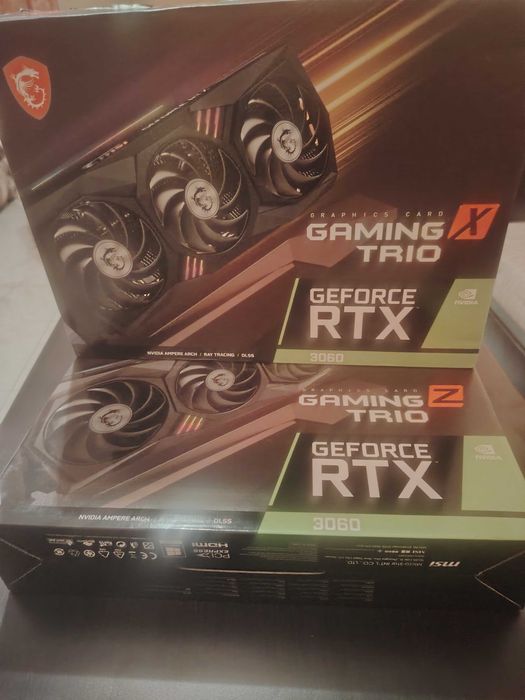Видеокарти nvidia 3060 и 3060ti