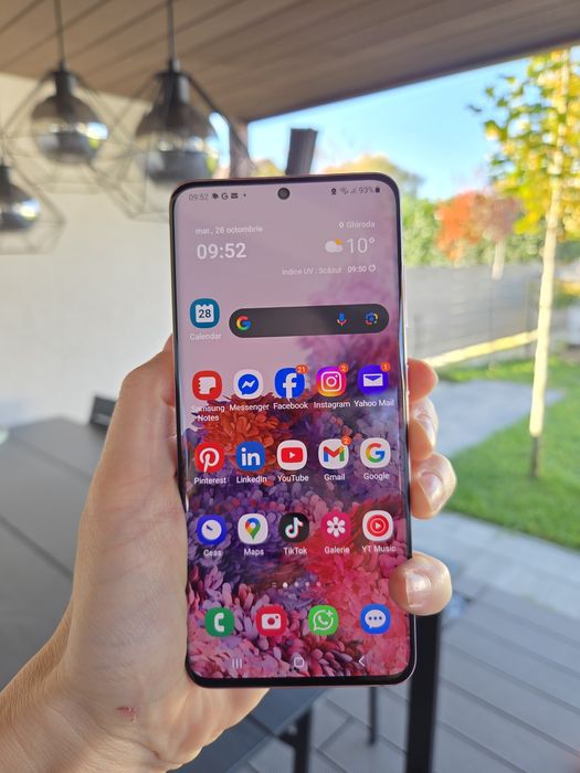 Vand Samsung Galaxy S20 5G, Dual SIM, 128GB, 12GB RAM – Cloud Pink