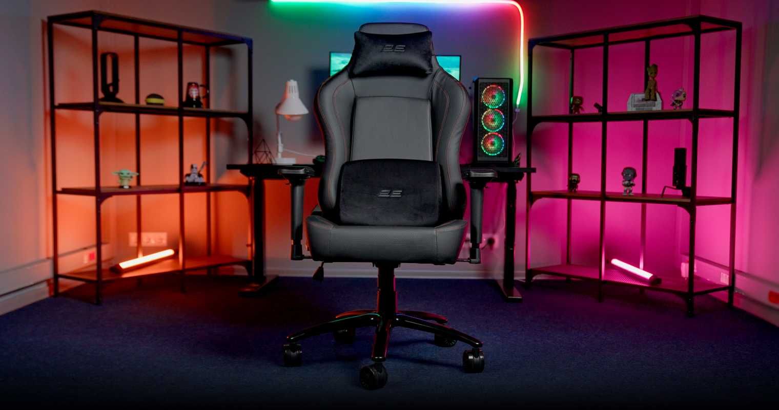 Игровое кресло 2E GAMING BASAN BK/RED