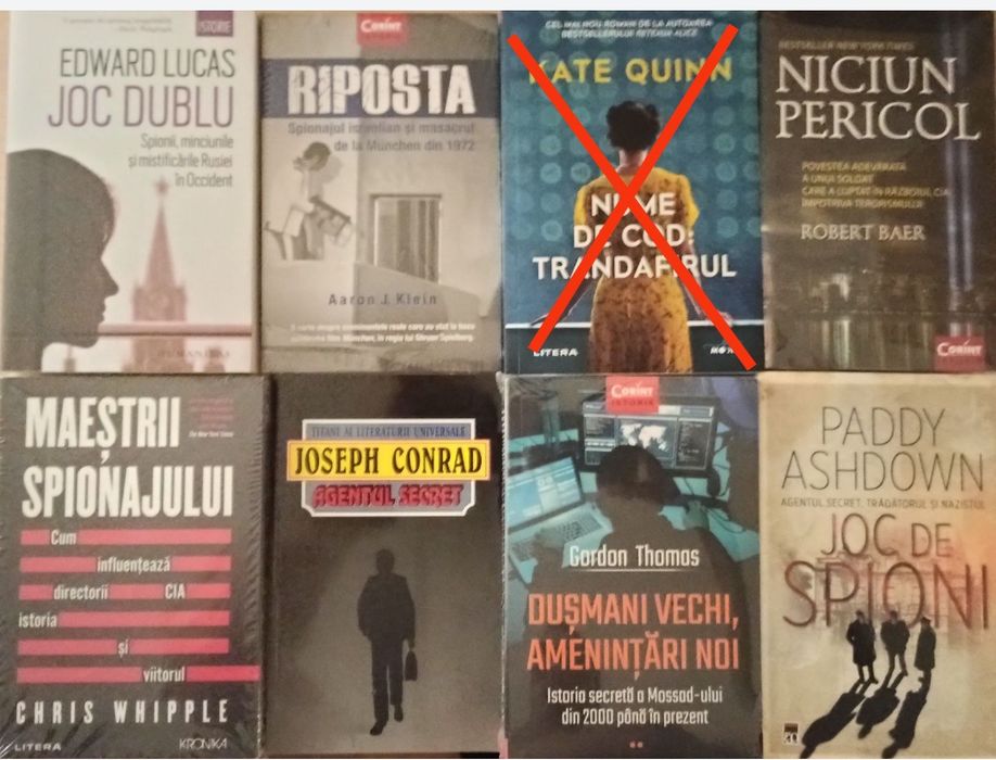 Carti de istorie despre spionaj, servicii secrete