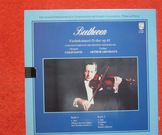 colectie Beethoven vinil nou Kubelik,Kempff,Grumiaux,Arrau-Germania'70