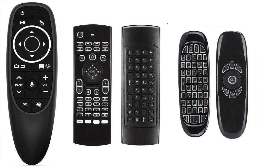 Telecomenzi universale cu air mouse si tastaturi iluminate