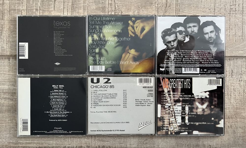 Lot 4 cd-uri originale muzica diversa anii 80-90