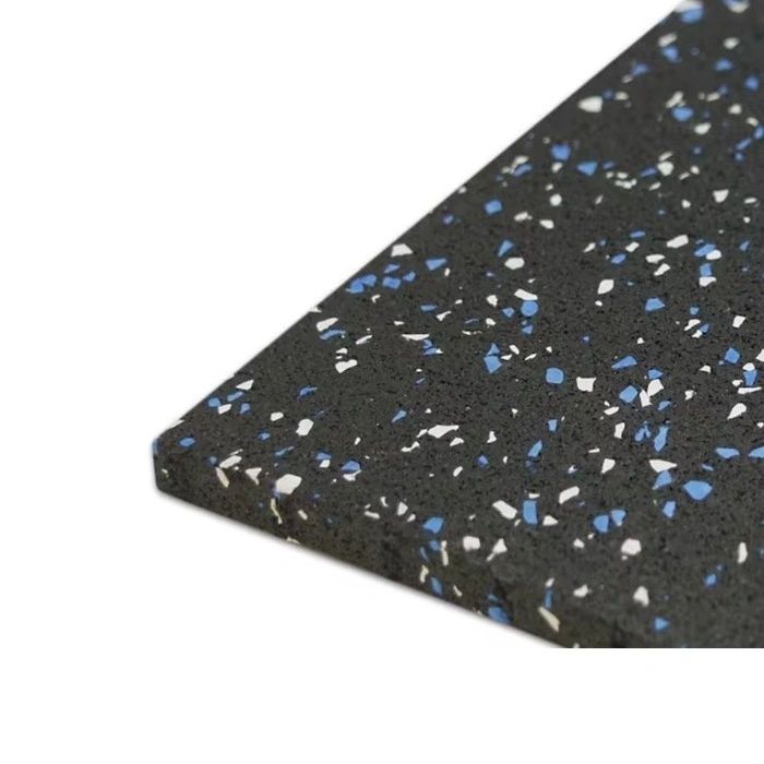 Гумена/ Каучукова фитнес Настилка на Ролка Blue – Gray 6 мм – 12 кв.