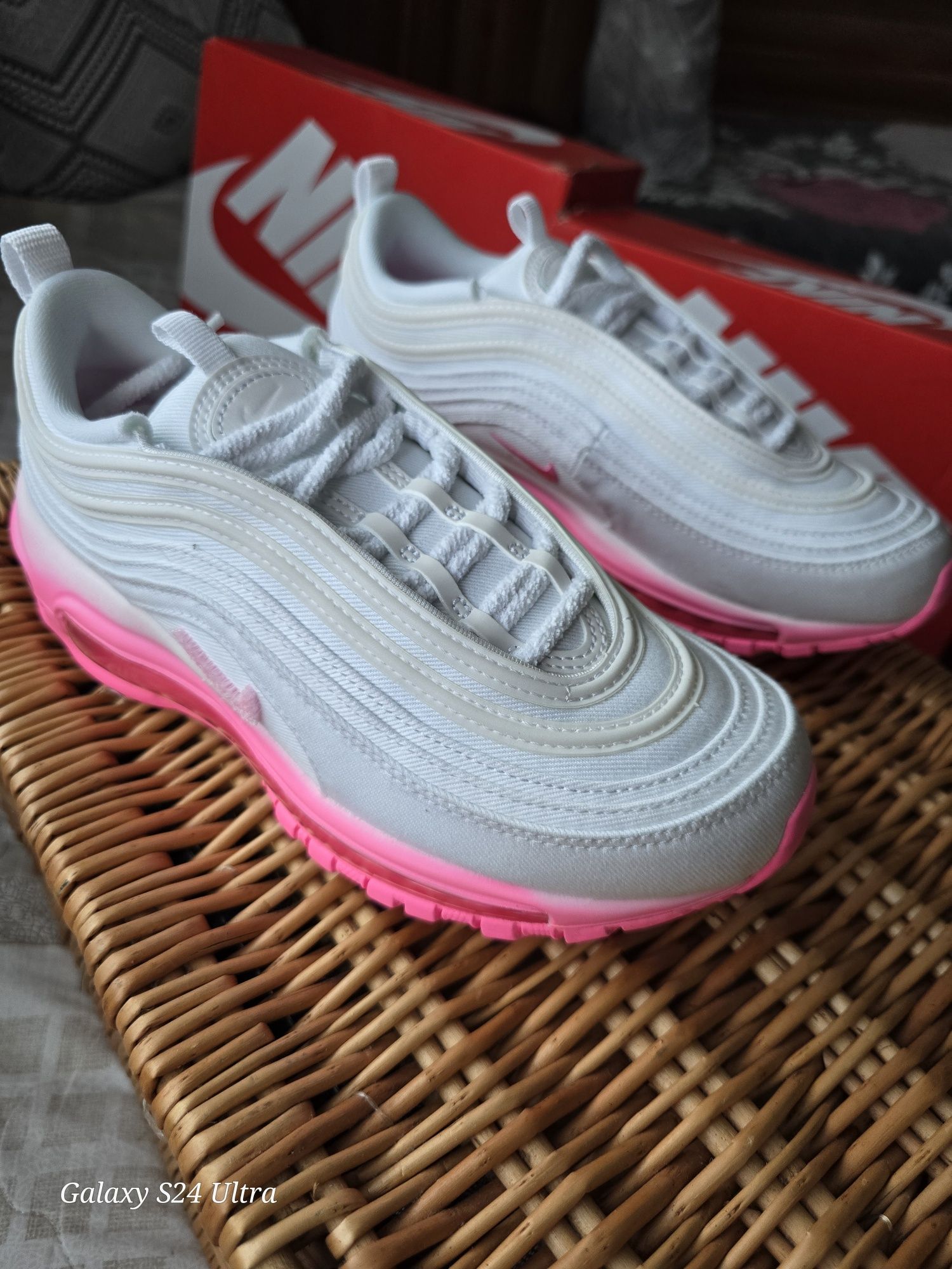 Маратонки Nike Air Max 97 SE Pink/White