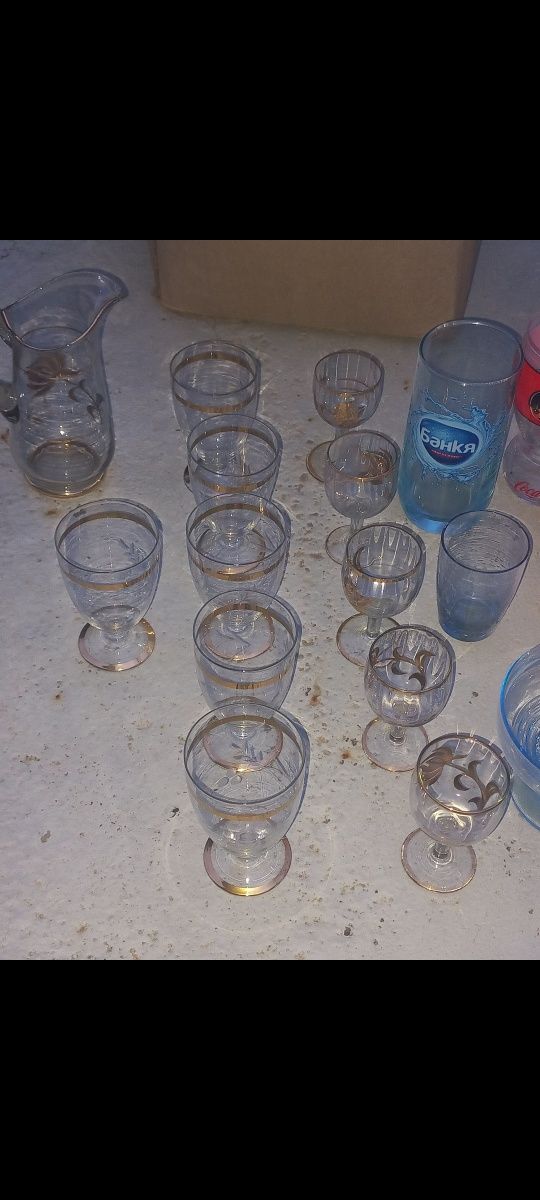 Комплект Стъклени  чаши