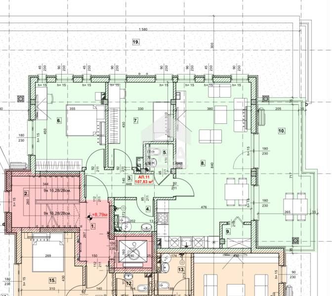 Продава се Тристаен апартамент в София, Орландовци - 141 кв.м за 1220 €/кв.м - Снимка #1