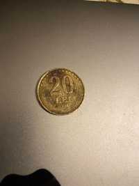 Monedă cu chipul lui Ștefan cel Mare anul 1992