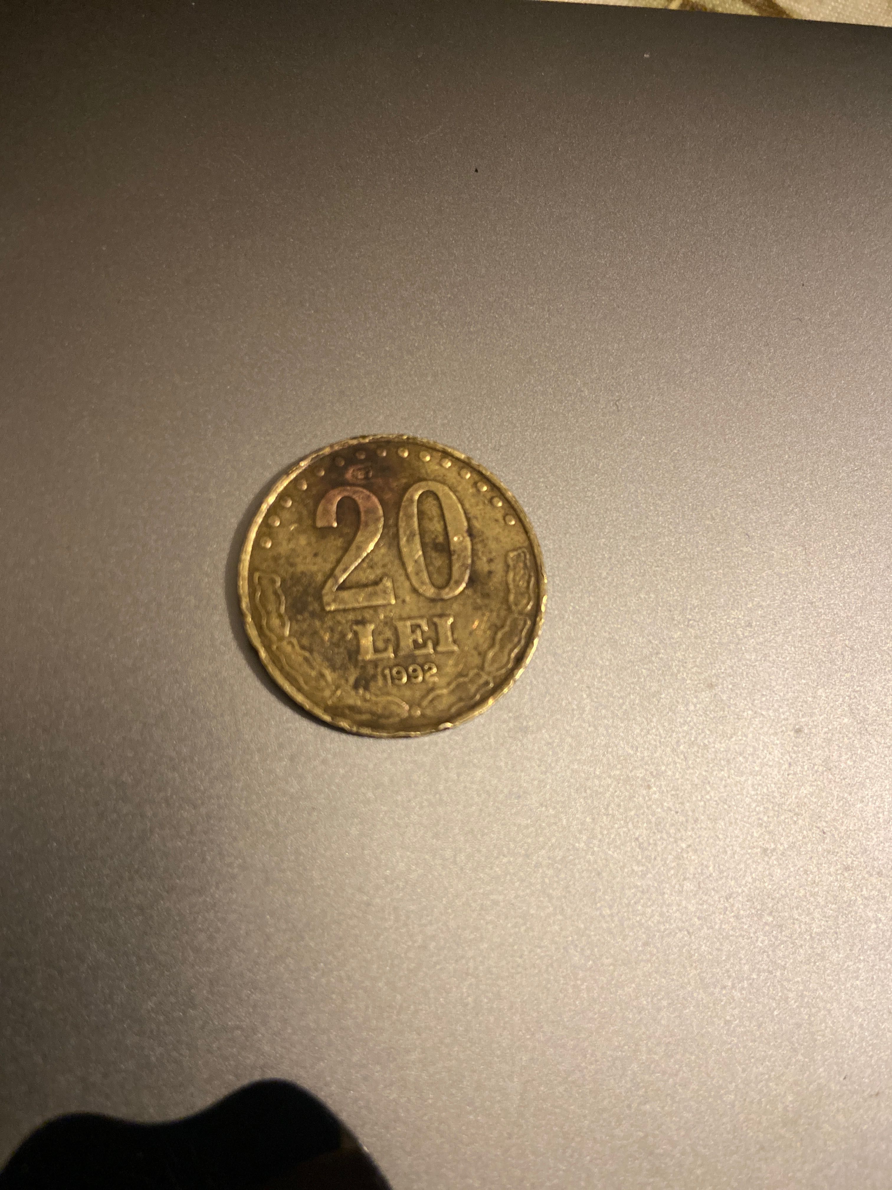 Monedă cu chipul lui Ștefan cel Mare anul 1992