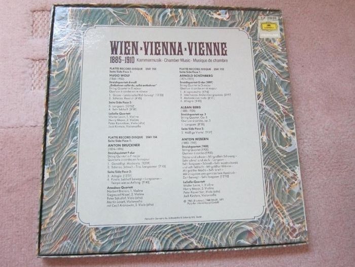 vinil rar Vienna Chamber Music-Quartet Amadeus&LaSalle-1971