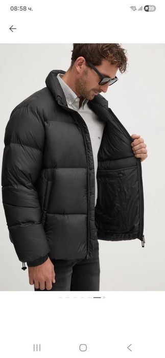 Продавам яке с гъши пух Емпорио Армани