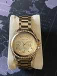 Ceas dama Michael Kors, gold, Swarowski