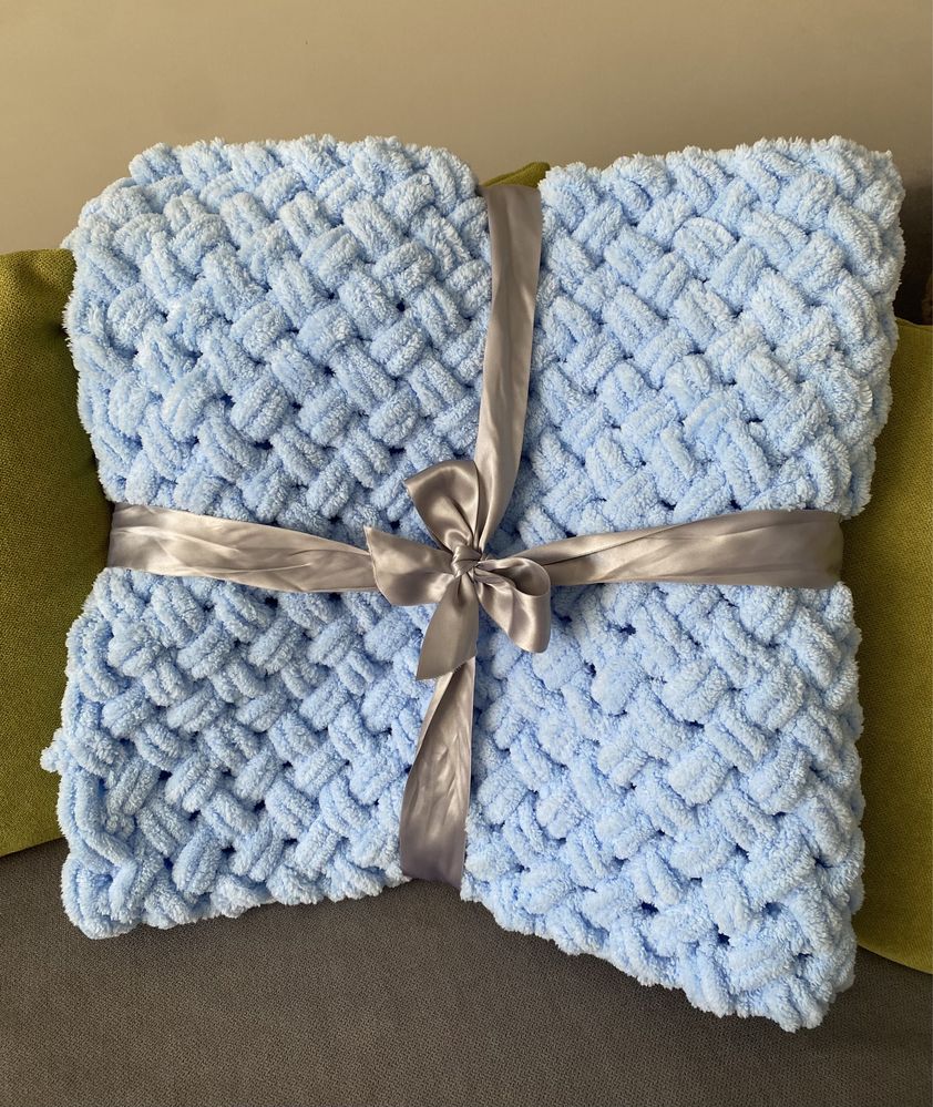 Плетено бебешко одеяло