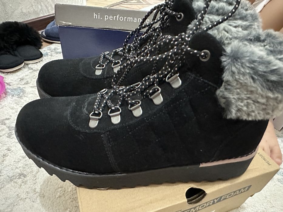 Ботинки зимние женские Skechers
