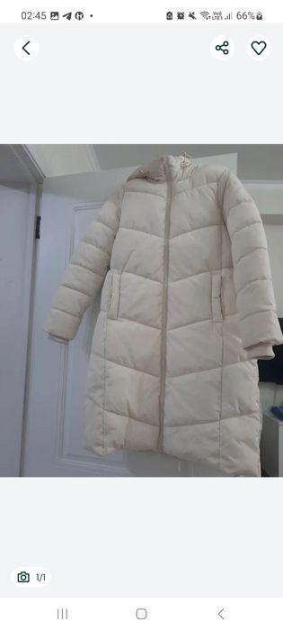 Сетка для волос пуховик  куртка белая