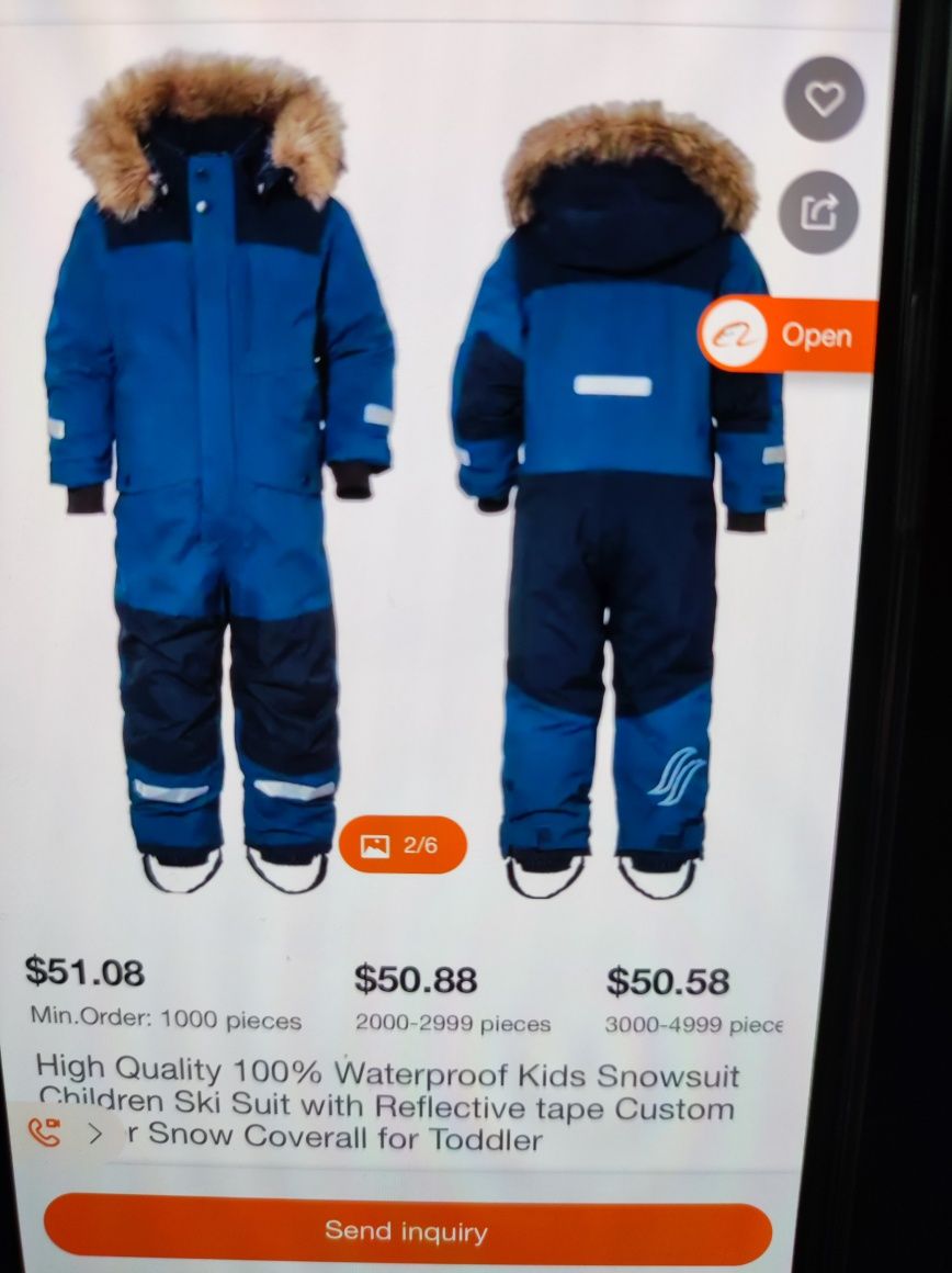 Combinezon ski waterproof copii mărimea 140,nou