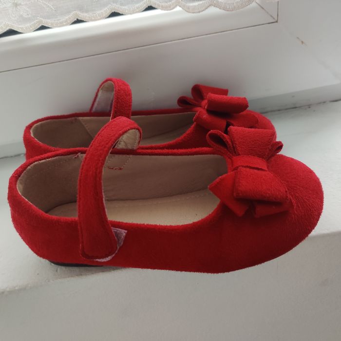 Pantofi roșii fetiță 5-6 ani