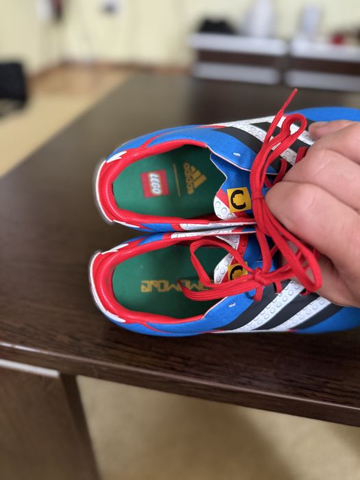 ghete fotbal adidas lego nr 38