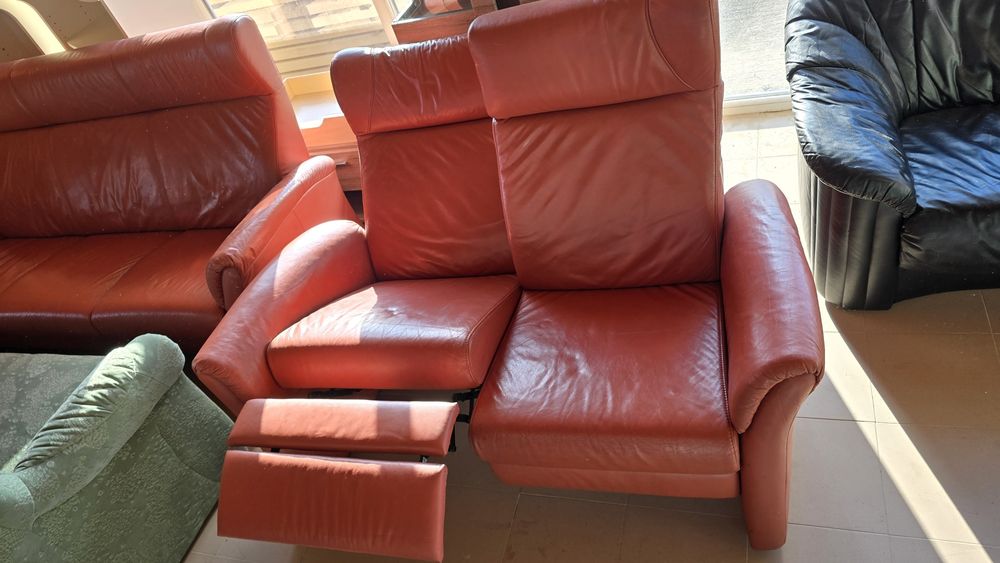 Set Canapele Piele Naturală