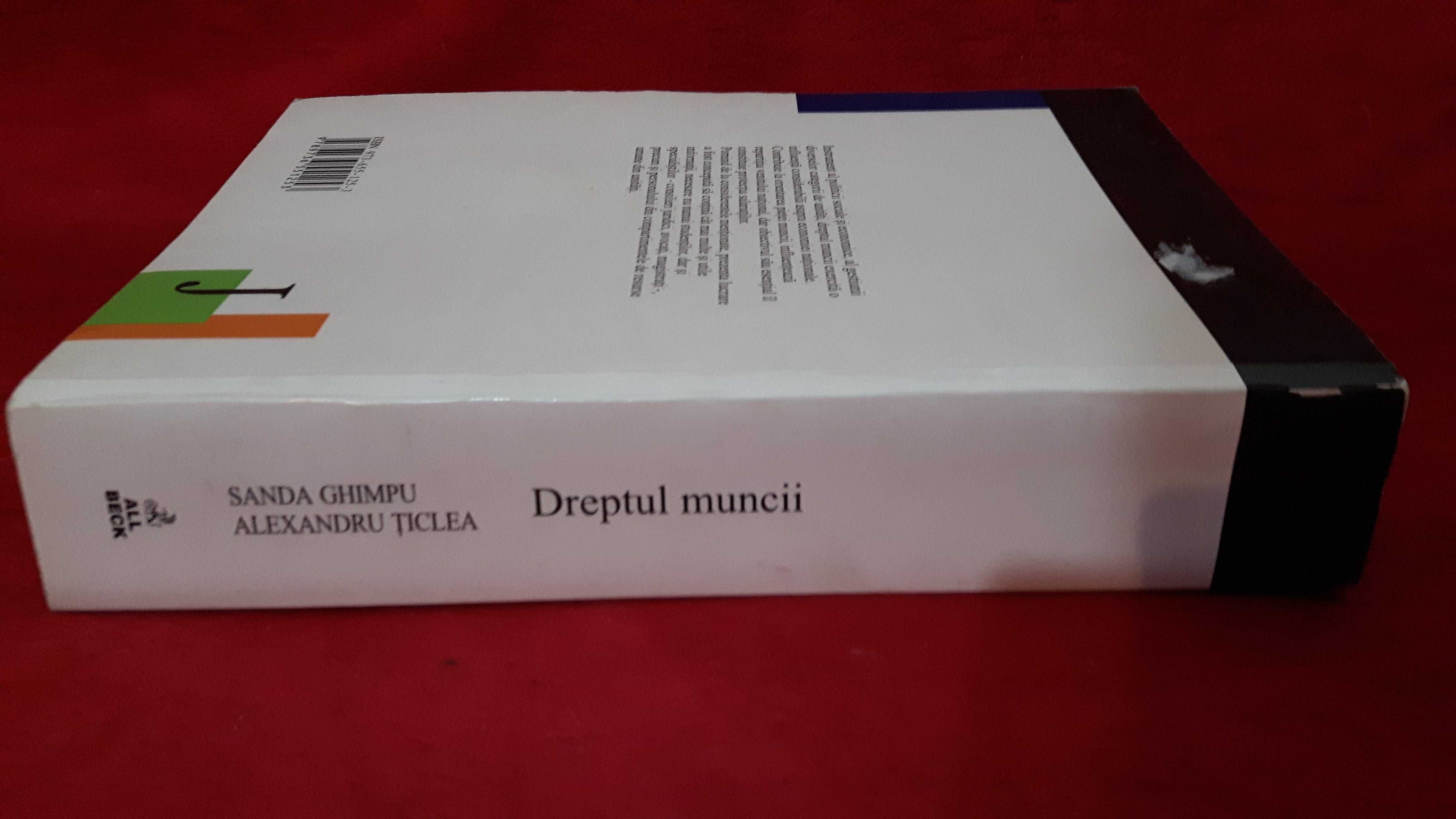 Dreptul muncii - Sanda Ghimpu - Alexandru Ticlea, anul 2001, pag. 876