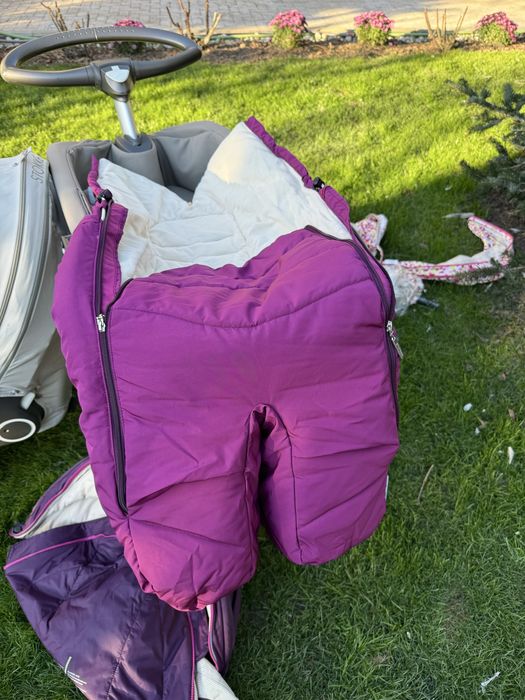 Carucior Stokke (kit vara ,iarna,umbrela,plasa tantari, pelerina etc