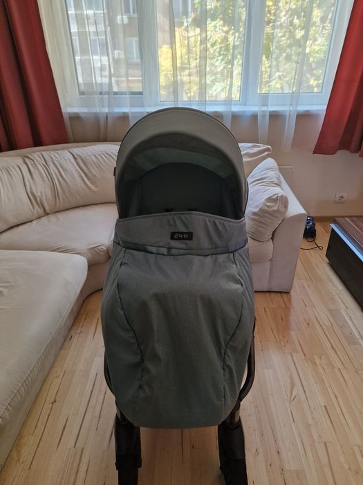 Бебешка количка Tutis Uno 3+, 2в1, цвят Menta