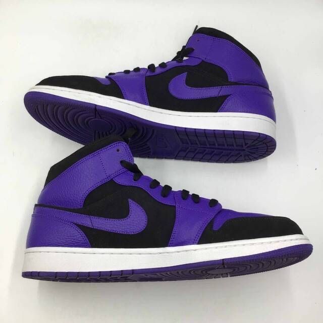 Air Jordan 1 Mid Black Dark Concord