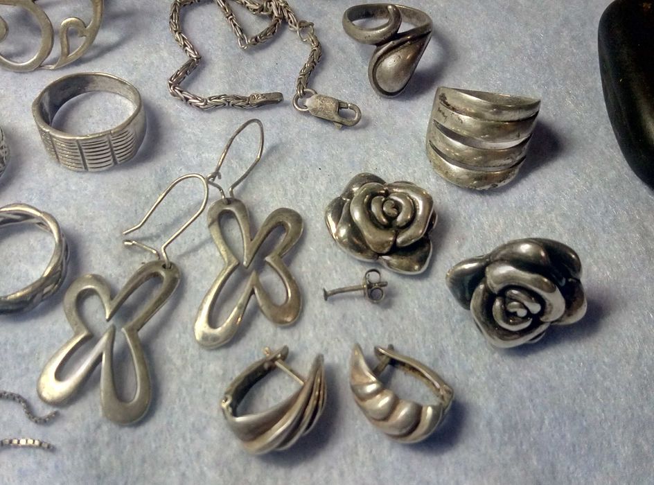 Лот СРЕБЪРНИ БИЖУТА Сребро 925 Може и На Бройка По Договаряне