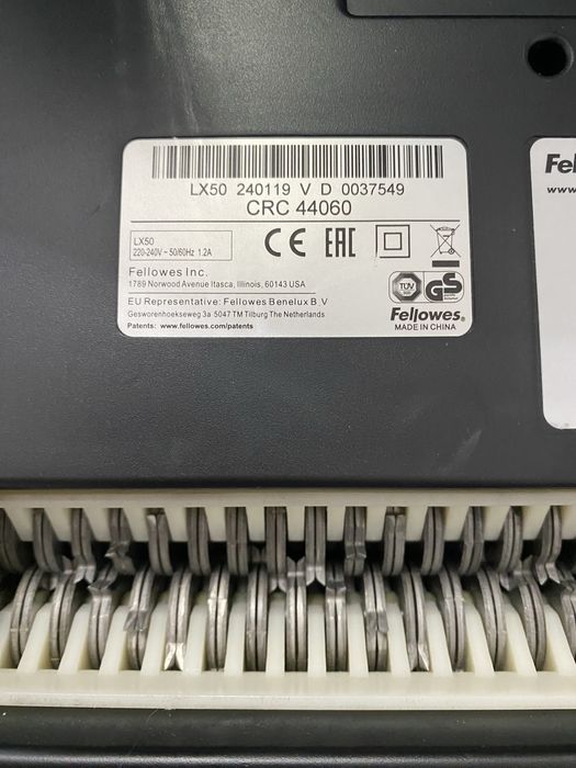 Distrugator documente Fellowes LX50 - 17 litri / 127 coli