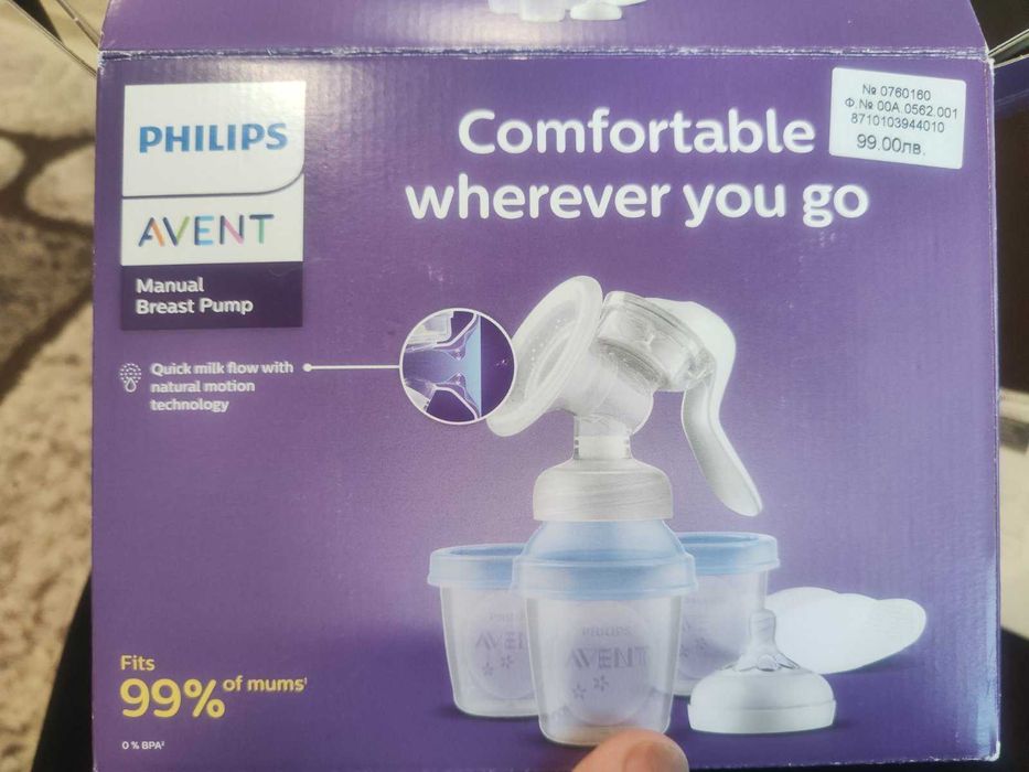 Avent Ръчна помпа за изцеждане на кърма