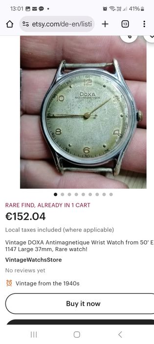 Ceas Doxa Antimagnetique