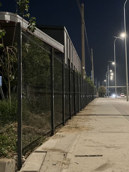 Установка Евро сетки, установка евро забор, 3D забор