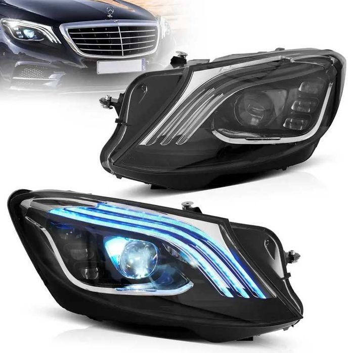 Лед Фарове S-class  W222 Mercedes Led farov С класа  мерцедес 2014-17