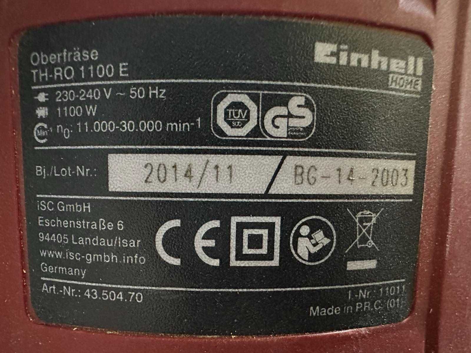 Оберфреза EINHELL th-ro 1100 e